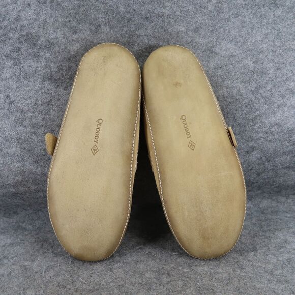 Quoddy Shoes Womens 10.5 Slip On Ring Mule Leather Handcrafted Fashion Comfort - Picture 11 of 15